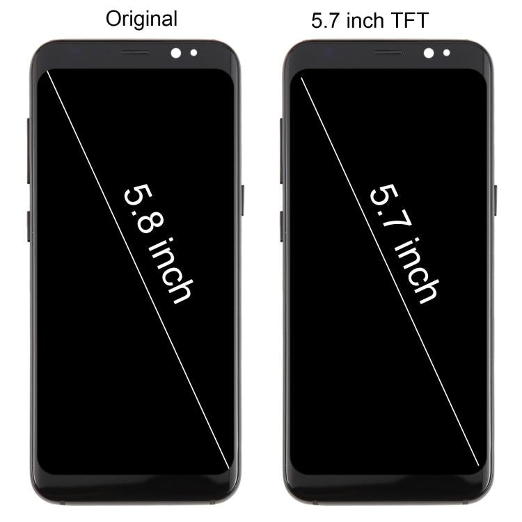 For Samsung Galaxy S8 SM-G950F 5.7 inch TFT LCD Screen Digitizer Full Assembly with Frame (Gold)