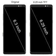 For Samsung Galaxy Note 8 SM-N950F 6.25 inch TFT LCD Screen Digitizer Full Assembly with Frame (Silver)