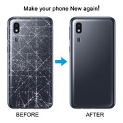 For Samsung Galaxy A2 Core SM-A260F Back Cover with Camera Lens Cover(Blue)