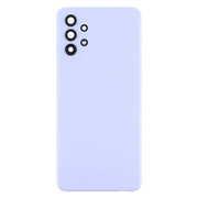 For Samsung Galaxy A32 4G SM-A325F Battery Back Cover with Camera Lens Cover(Purple)