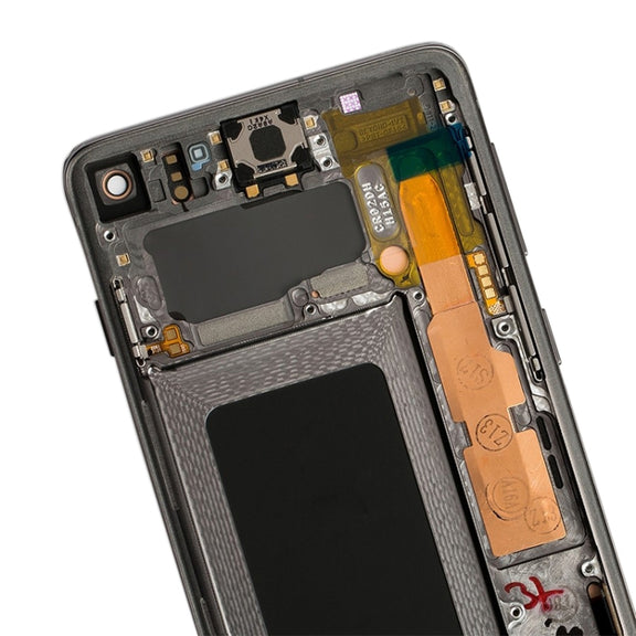 Original Super AMOLED LCD Screen for Galaxy S10 4G Digitizer Full Assembly with Frame (Blue)