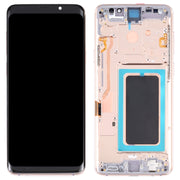 Original Super AMOLED LCD Screen for Galaxy S9 / G960F / DS / G960U / G960W / G9600 Digitizer Full Assembly with Frame (Gold)