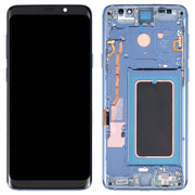 Super AMOLED LCD Screen for Galaxy S9+ / G965F / G965F / DS / G965U / G965W / G9650 Digitizer Full Assembly with Frame (Blue)