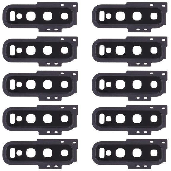 For Galaxy S10 10pcs Camera Lens Cover (Black)