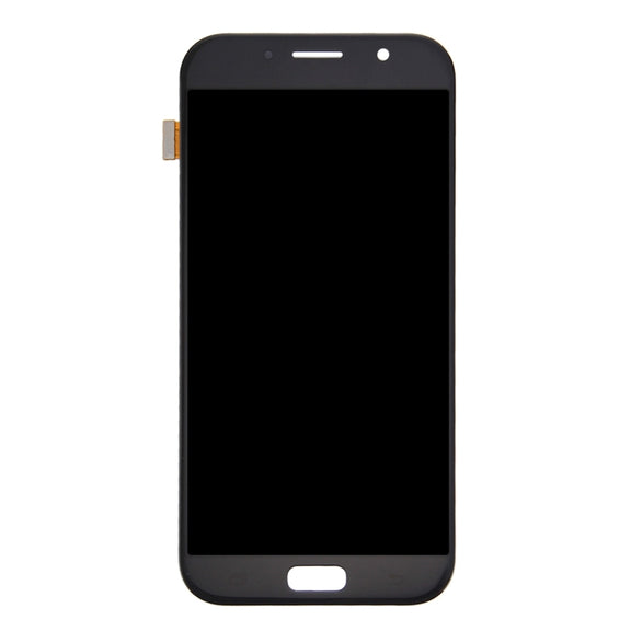 Original Super AMOLED LCD Screen for Galaxy A7 (2017), A720F, A720F/DS with Digitizer Full Assembly (Black)