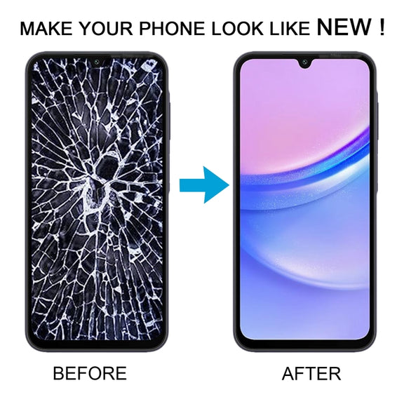 For Samsung Galaxy A15 4G SM-A155F Original LCD Screen Digitizer Full Assembly with Frame (Black)