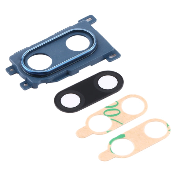 For Huawei Enjoy 9 Plus  10pcs Camera Lens Cover (Blue)
