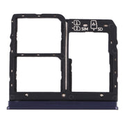 SIM Card Tray + SIM Card Tray + Micro SD Card Tray for Asus Zenfone Max Plus (M1) ZB570TL / X018D(Blue)