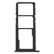 SIM Card Tray + SIM Card Tray + Micro SD Card Tray for Huawei Honor 8A Pro (Black)