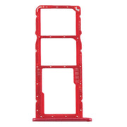 SIM Card Tray + SIM Card Tray + Micro SD Card Tray for Huawei Honor 8A Pro (Red)