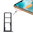 SIM Card Tray + SIM Card Tray + Micro SD Card Tray for Huawei Y6 (2019) (Black) - Card Socket by PMC TechLife | Online Shopping South Africa | PMC TechLife