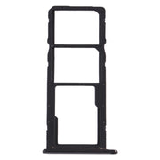 SIM Card Tray + SIM Card Tray + Micro SD Card Tray for Huawei Y6 (2019) (Black)