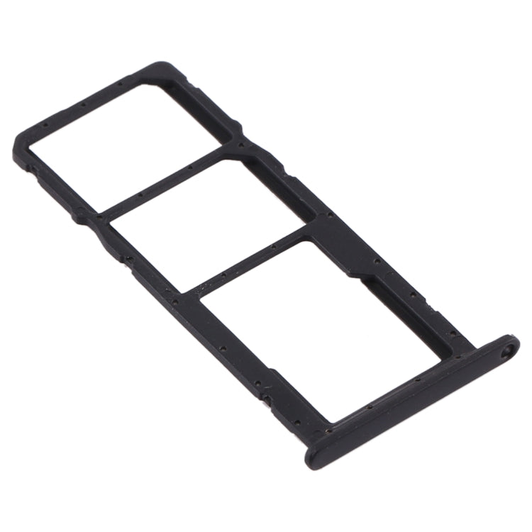 SIM Card Tray + SIM Card Tray + Micro SD Card Tray for Huawei Y6 (2019) (Black)