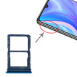 SIM Card Tray + NM Card Tray for Huawei Y8p (Blue) - free shipping - PMC TechLife - Order now!