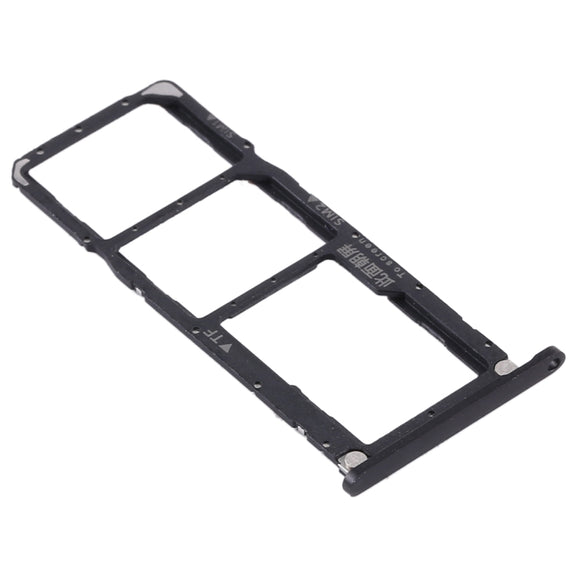 SIM Card Tray + SIM Card Tray + Micro SD Card Tray for Huawei Enjoy Max (Black)