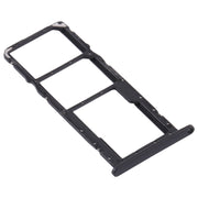 SIM Card Tray + SIM Card Tray + Micro SD Card Tray for Huawei Y8s (Black)