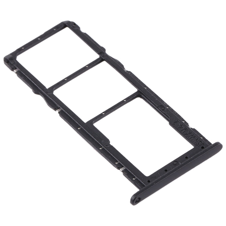 SIM Card Tray + SIM Card Tray + Micro SD Card Tray for Huawei Y8s (Black)