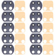 10 PCS Back Camera Lens for Xiaomi Mi 10i M2007J17I - Camera by PMC TechLife | Online Shopping South Africa | PMC TechLife