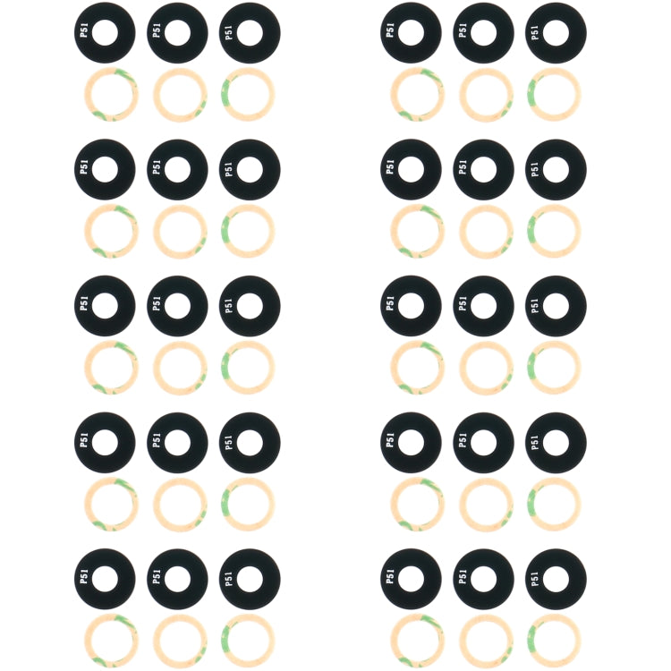 For OPPO Reno5 PEGM00 PEGT00 10pcs Back Camera Lens
