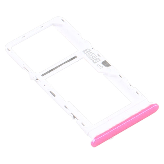 SIM Card Tray + SIM Card Tray / Micro SD Card Tray for Motorola Moto G10 XT2127-2 (Red)