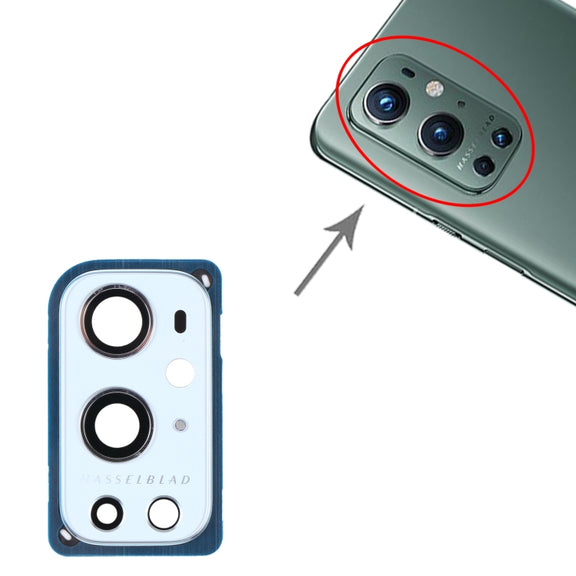 For OnePlus 9 Pro Camera Lens Cover (Silver)