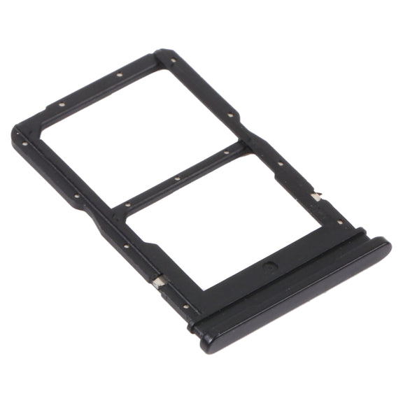 SIM Card Tray + NM Card Tray for Huawei P Smart S (Black)