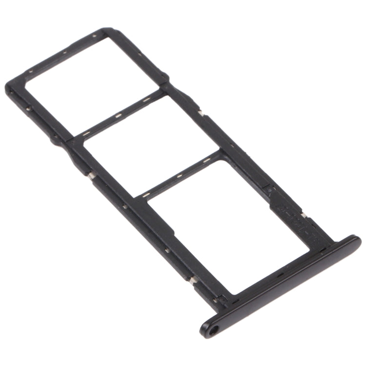 SIM Card Tray + SIM Card Tray + Micro SD Card Tray for Honor 8S 2020 (Black)