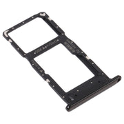 SIM Card Tray + SIM Card Tray / Micro SD Card Tray for Honor 9S (Black)