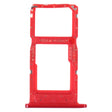 SIM Card Tray + SIM Card Tray / Micro SD Card Tray for Honor 9S (Red) - Card Socket by PMc TechLife | Online Shopping South Africa | PMc TechLife | Buy Now Pay Later Mobicred