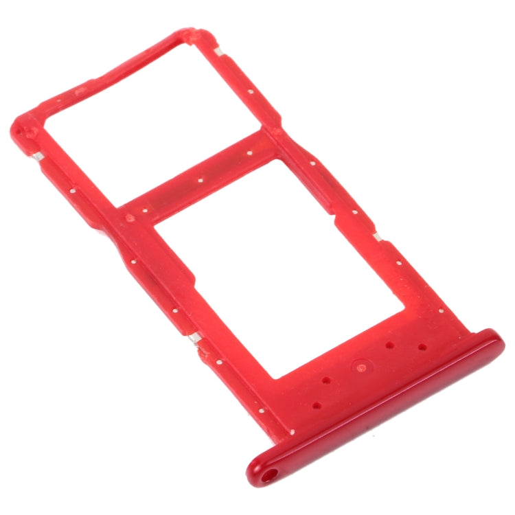SIM Card Tray + SIM Card Tray / Micro SD Card Tray for Honor 9S (Red)