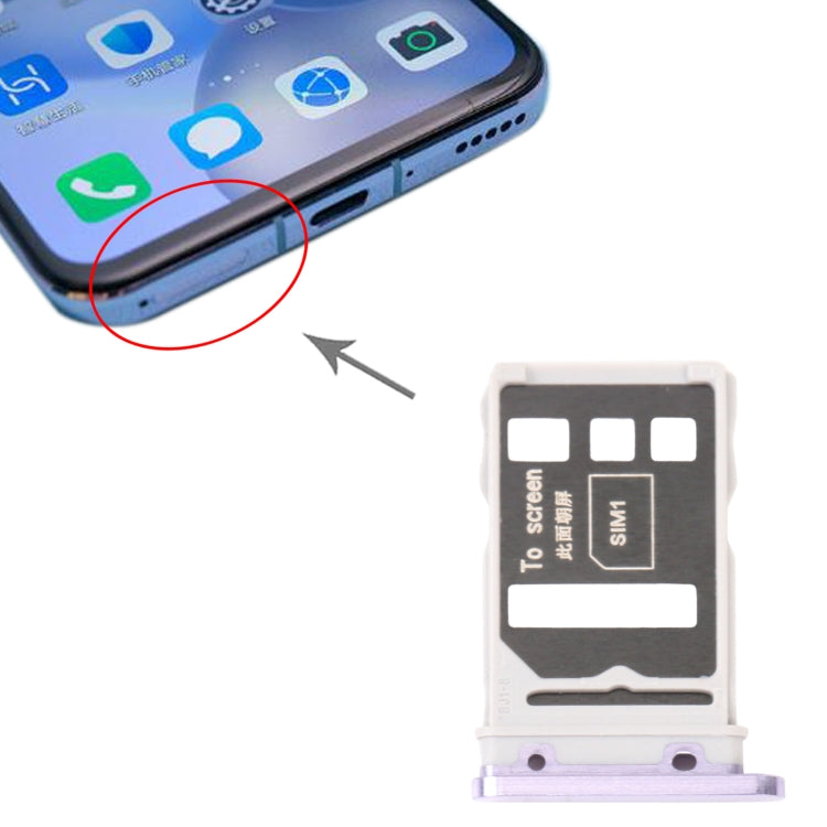 SIM Card Tray + SIM Card Tray for Honor 30 (Space Silver)