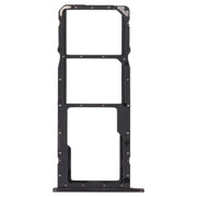 SIM Card Tray + SIM Card Tray + Micro SD Card Tray for Honor 8A 2020 (Black)