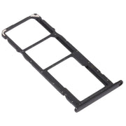 SIM Card Tray + SIM Card Tray + Micro SD Card Tray for Honor 8A 2020 (Black)