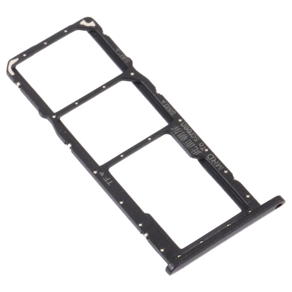 SIM Card Tray + SIM Card Tray + Micro SD Card Tray for Huawei Enjoy 9e (Black)