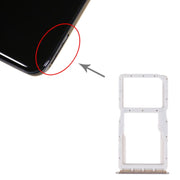 SIM Card Tray + SIM Card Tray / Micro SD Card Tray for Huawei Nova 4e(Silver)