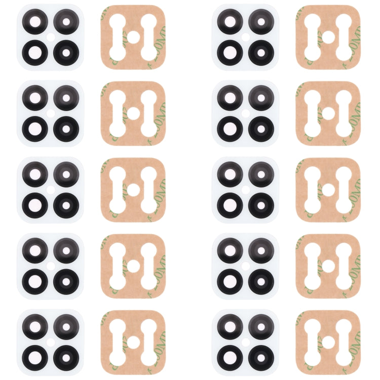 For Huawei Nova 8 SE  10pcs Back Camera Lens (White)