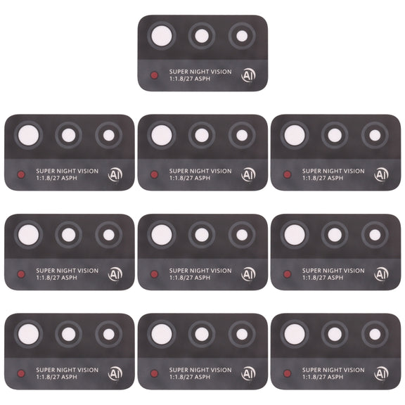 For Honor X10 Max 5G 10pcs Back Camera Lens