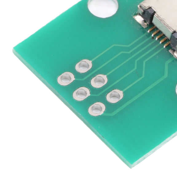 10 PCS Micro USB to 5pin V8 Charging Port PCB Test Board