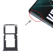 For OPPO K7X / Realme V5 / Realme Q2 PERM00 SIM Card Tray + SIM Card Tray / Micro SD Card Tray (Black)