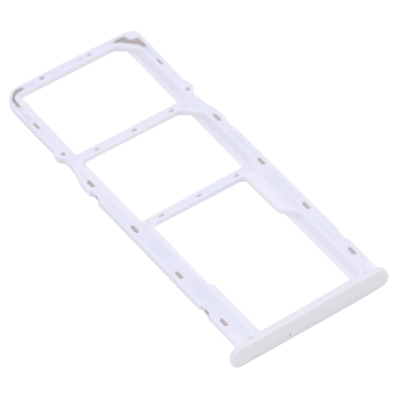 For OPPO Realme 6  SIM Card Tray + SIM Card Tray + Micro SD Card Tray (White)