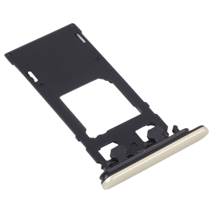 SIM Card Tray + Micro SD Card Tray for Sony Xperia X Performance (Gold)