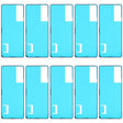 10 PCS Original Back Housing Cover Adhesive for Sony Xperia 10 III - Adhesive Sticker by PMC TechLife | Online Shopping South Africa | PMC TechLife | Buy Now Pay Later Mobicred