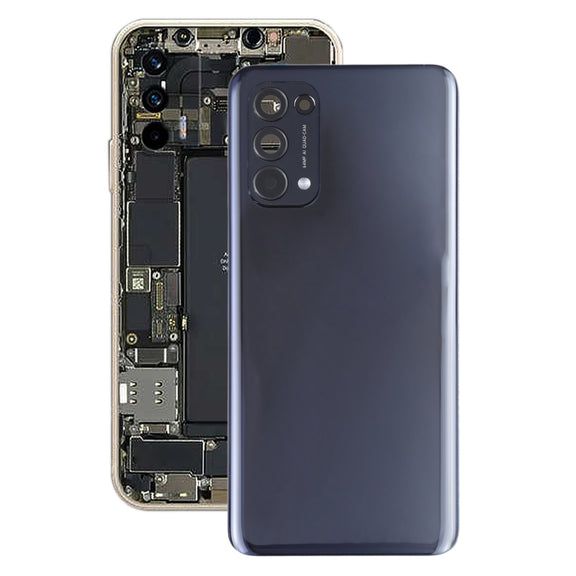 For OPPO Reno5 5G / Find X3 Lite PEGM00, PEGT00, CPH2145 Original Battery Back Cover (Black)