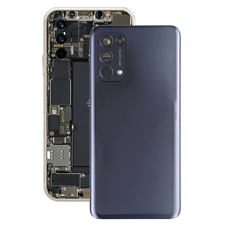 For OPPO Reno5 K PEGM10 Original Battery Back Cover (Black)