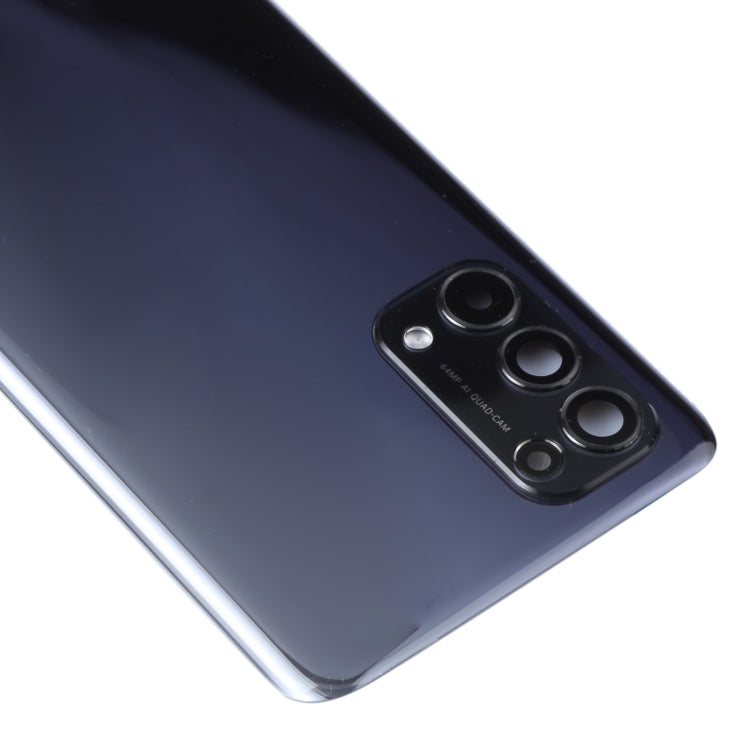 For OPPO Reno5 K PEGM10 Original Battery Back Cover (Black)