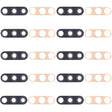 For Tecno Pouvoir 3 Plus LB8, LB8a 10pcs Back Camera Lens - Camera Parts by PMc TechLife | Online Shopping South Africa | PMc TechLife | Buy Now Pay Later Mobicred