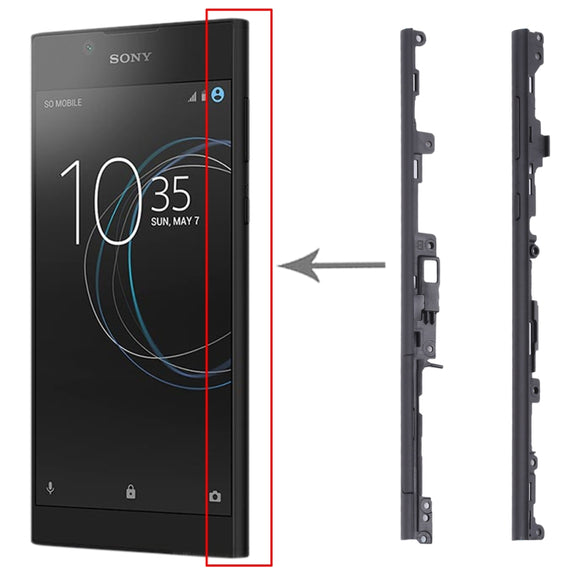 1 Pair Side Part Sidebar For Sony Xperia L1(Black)