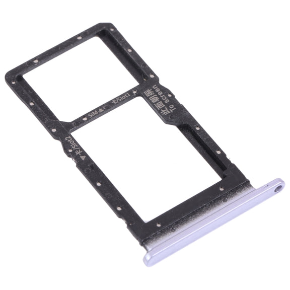 SIM Card Tray + SIM Card Tray / Micro SD Card Tray for Honor play 5T (Purple)