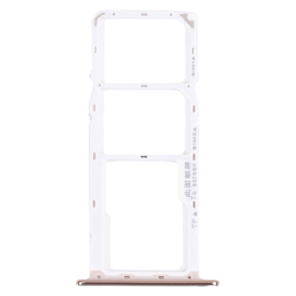 SIM Card Tray + SIM Card Tray + Micro SD Card Tray for Huawei Y6 Prime (2018) (Silver)