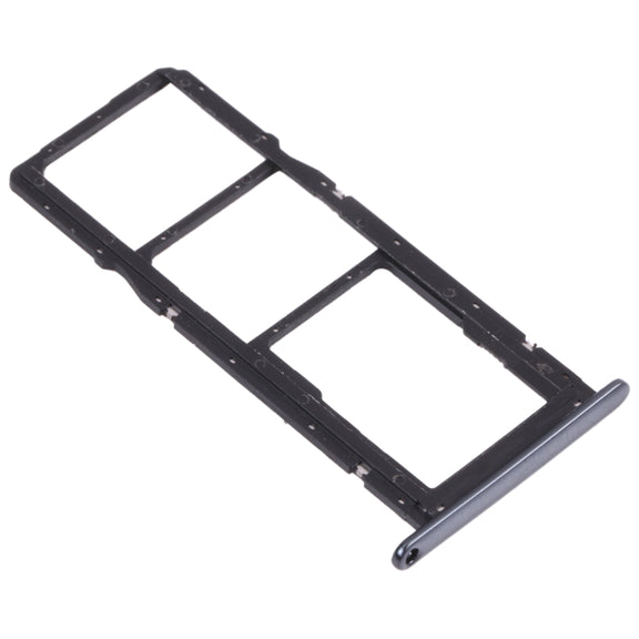 SIM Card Tray + SIM Card Tray + Micro SD Card Tray for Honor 7A Pro (Black)